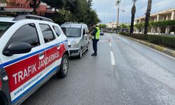 Jandarmadan Alanya'da 6 Araca Trafikten Men Cezası