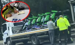 Antalya’da E-Scooterlara Acımadılar! Sürücülere Ceza Scooterlara Men