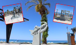 Taş Heykel Sempozyumunda Yapılan Eserler Sahil Bandında Yerini Aldı