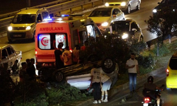 Antalya’da Otomobille Takla Attılar! 'Tesadüfle' Kurtuldular