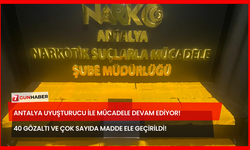 Antalya Uyuşturucu İle Mücadele Devam Ediyor! 40 Gözaltı Ve Çok Sayıda Madde Ele Geçirildi!