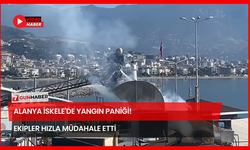 Alanya İskele'de Yangın Paniği! Ekipler Hızla Müdahale Etti