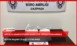 Antalya Emniyeti'nden Narkotik Operasyonlarında Büyük Başarı!