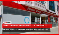 Alanya'da Sosyal Yardımlar Hayat Kurtarıyor! İhtiyaç Sahibi Ailelere 496 Milyon TL Yardım Sağlandı