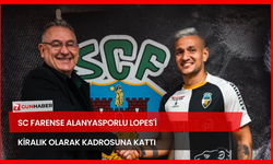 SC Farense Alanyasporlu Lopes'i Kiralık Olarak Kadrosuna Kattı