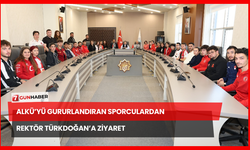 ALKÜ’yü Gururlandıran Sporculardan Rektör Türkdoğan’a Ziyaret