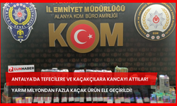 Antalya'da Tefecilere ve Kaçakçılara Kancayı Attılar! Yarım Milyondan Fazla Kaçak Ürün Ele Geçirildi!