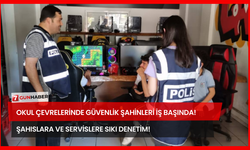 Okul Çevrelerinde Güvenlik Şahinleri İş Başında! Şahıslara Ve Servislere Sıkı Denetim