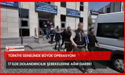 Türkiye Genelinde Büyük Operasyon! 17 İlde Dolandırıcılık Şebekelerine Ağır Darbe!