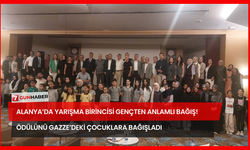 Alanya’da Yarışma Birincisi Gençten Anlamlı Bağış! Ödülünü Gazze’deki Çocuklara Bağışladı