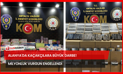 Alanya'da Kaçakçılara Büyük Darbe! Milyonluk Vurgun Engellendi