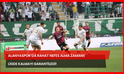 Alanyaspor’da Rahat Nefes Alma Zamanı! Ligde Kalmayı Garantiledi!