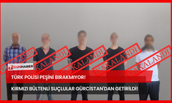 Türk Polisi Peşini Bırakmıyor! Kırmızı Bültenli Suçlular Gürcistan'dan Getirildi!