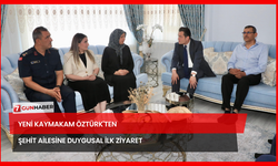 Yeni Kaymakam Öztürk'ten Şehit Ailesine Duygusal İlk Ziyaret