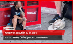 Alanya'da Sonunda Bu Da Oldu! Rus Vatandaş Önüne Şapka Koyup Dilendi!