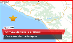 Alanya'da 4.0 Büyüklüğünde Deprem! Bölgede Kısa Süreli Panik Yaşandı