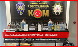 Alanya'da Kaçakçılık Operasyonları Hız Kesmiyor! Milyonluk Vurgun Önledi ve Tarihi Eserler Kurtarıldı!