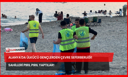 Alanya'da Ülkücü Gençlerden Çevre Seferberliği! Sahilleri Pırıl Pırıl Yaptılar!