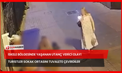 İskele Bölgesinde Yaşanan Utanç Verici Olay! Turistler Sokak Ortasını Tuvalete Çevirdiler