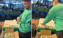 Pazarcının Uyanıklılığı Kamerada: Çin Sarımsağını Yerli Gibi Sattılar