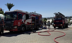 Alanya'da Şekerhane Mahallesi'nde Binada Yangın Çıktı