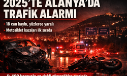 2025'te Alanya Yollarında Ağır Bilanço: Ölümlü Kazalar Öne Çıktı