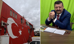 Başkan Adayı Taş Sanayi Sitesinde Göz Göre Göre Eskiyen Bayrağa Sahip Çıktı