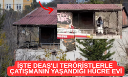 Yalova'da Terör*stlerle Çatışmanın Yaşandığı Hücre Evi Görüntülendi