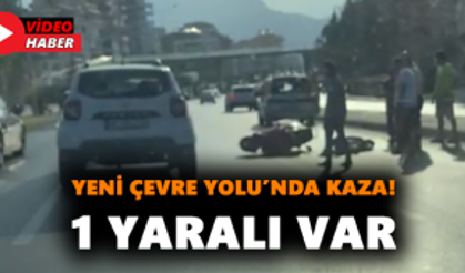 Yeni Çevre Yolu’nda kaza! 1 yaralı var