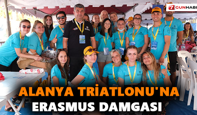 Alanya Triatlonu'na Erasmus damgası