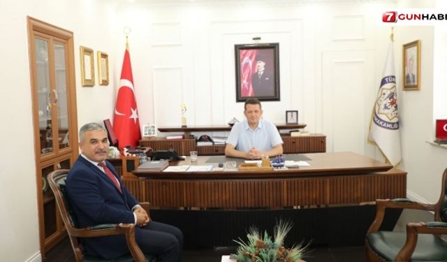 Yeni Halk Eğitim Müdürü Yıldırım’dan Kaymakam Ürkmezer’e ziyaret