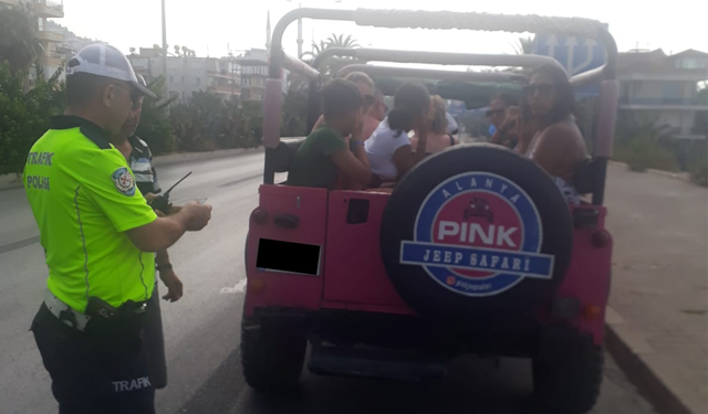Alanya’daki safaricilere cezalar yağdı