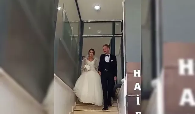 Gelin ve Damadın Talihsiz Anları Kameralarda