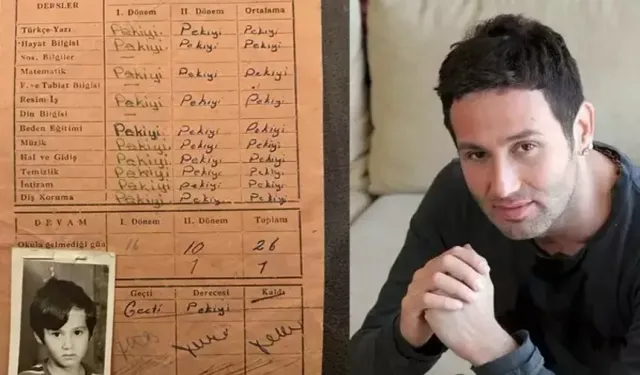 Şarkıcı Metin Arolat’tan Alanya’ya Selam! İlkokul Karnesini Paylaştı