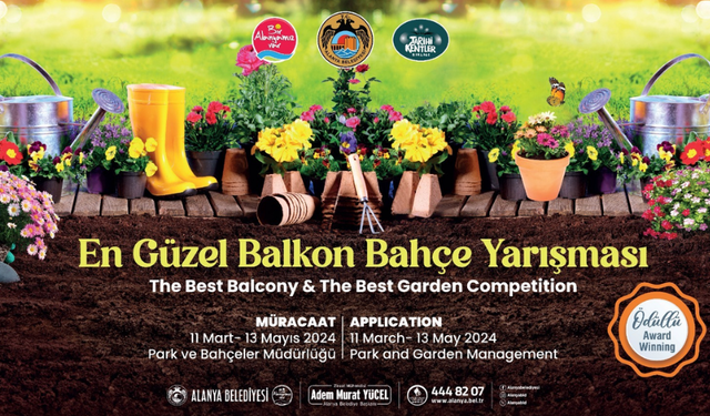 Alanya’da En İyi Balkon Bahçe Seçilecek! Başvurular Başladı