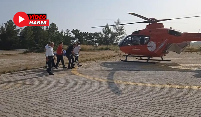 Alanya’da Ambulans Helikopter 14 Yaşındaki Çocuk İçin Havalandı