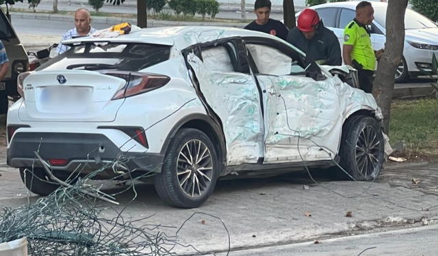 Alanya’da Aşırı Hız Yapan Sürücü Olay Yerinde Polis Ve Sağlık Ekipleriyle Tartıştı