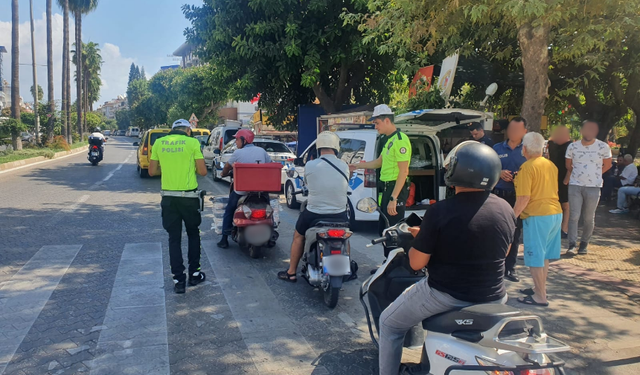 Alanya'da Yaz Denetimlerinde Motorculara Ceza Yağdı! Toplamda 57 Milyon TL Ceza Kesildi