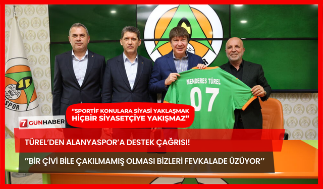 Türel’den Alanyaspor’a Destek Çağrısı! ’’Bir Çivi Bile Çakılmamış Olması Bizleri Fevkalade Üzüyor’’