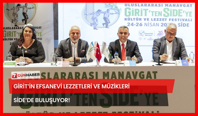 Girit’in Efsanevi Lezzetleri Ve Müzikleri Side’de Buluşuyor!