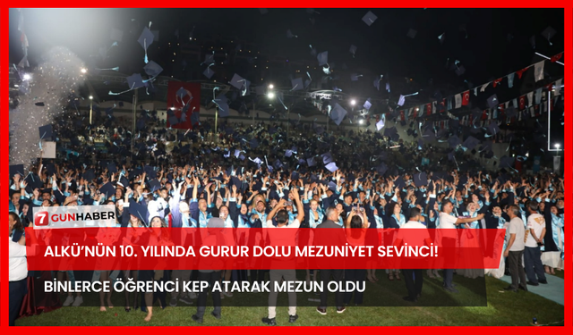 ALKÜ’nün 10. Yılında Gurur Dolu Mezuniyet Sevinci! Binlerce Öğrenci Kep Atarak Mezun Oldu