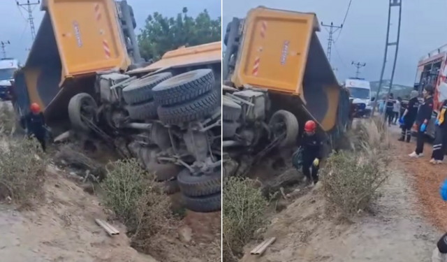 Alanya'da Feci Kaza: İki Kamyon Çarpıştı, Sürücüler Araçta Sıkıştı