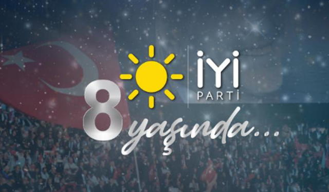 İYİ Parti Alanya Teşkilatı'ndan 8. Yıla Mesaj