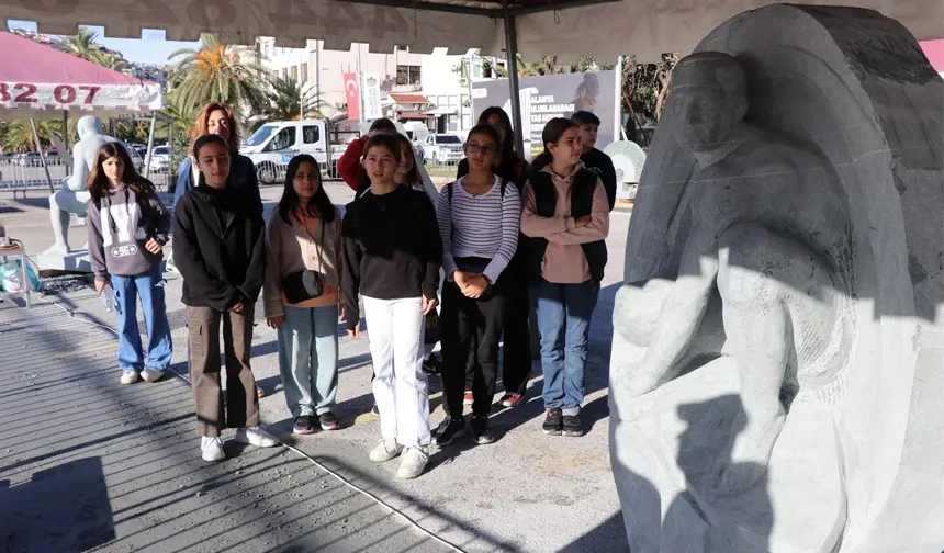 BİLSEM Öğrencilerinden Uluslararası Heykel Sempozyumu’na Ziyaret
