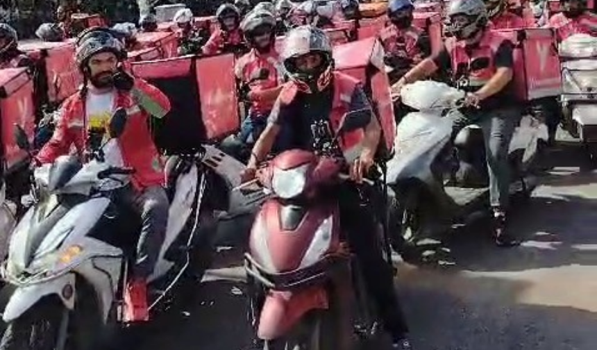 Antalya’da Motokuryeler Ata Emre Akman İçin Adalet İstedi