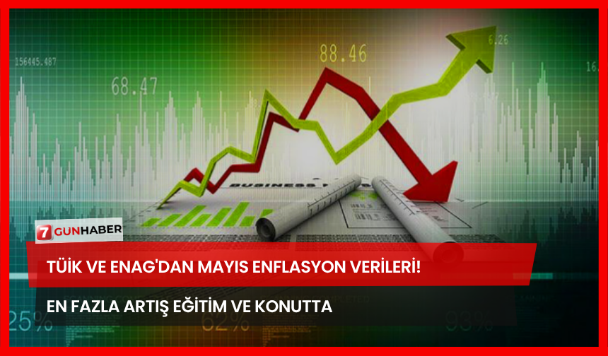TÜİK ve ENAG'dan Mayıs Enflasyon Verileri! En Fazla Artış Eğitim ve Konutta