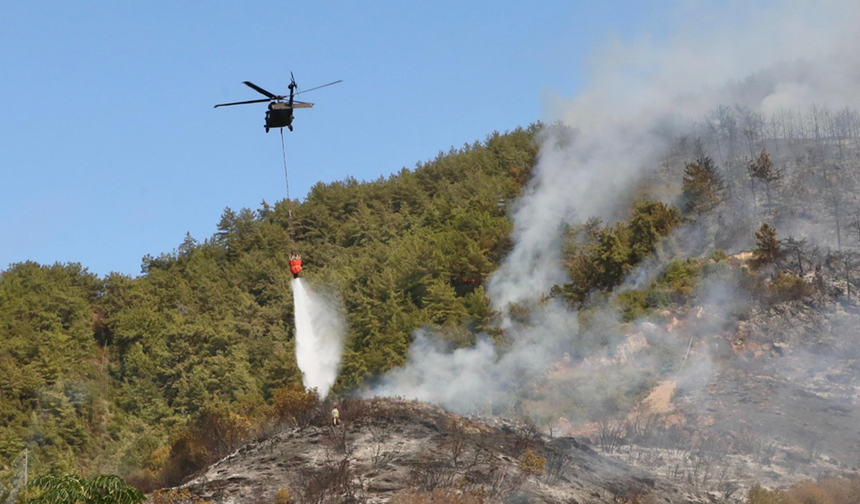 Alanya’da Aliefendi ve İspatlı’da Devam Eden Orman Yangını Kontrol Altına Alındı