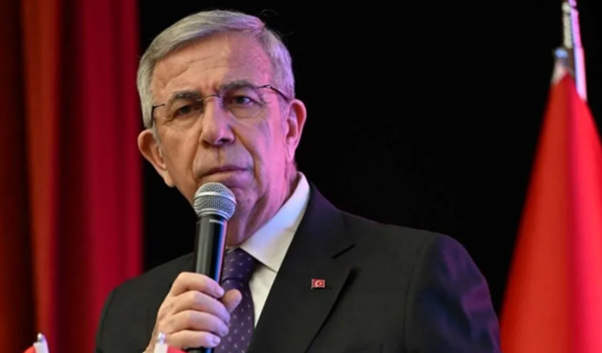 Ankara Büyükşehir Belediyesi Başkanı Mansur Yavaş'tan Açıklama Geldi